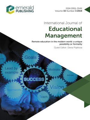 cover image of International Journal of Educational Management , Volume 33, Number 3